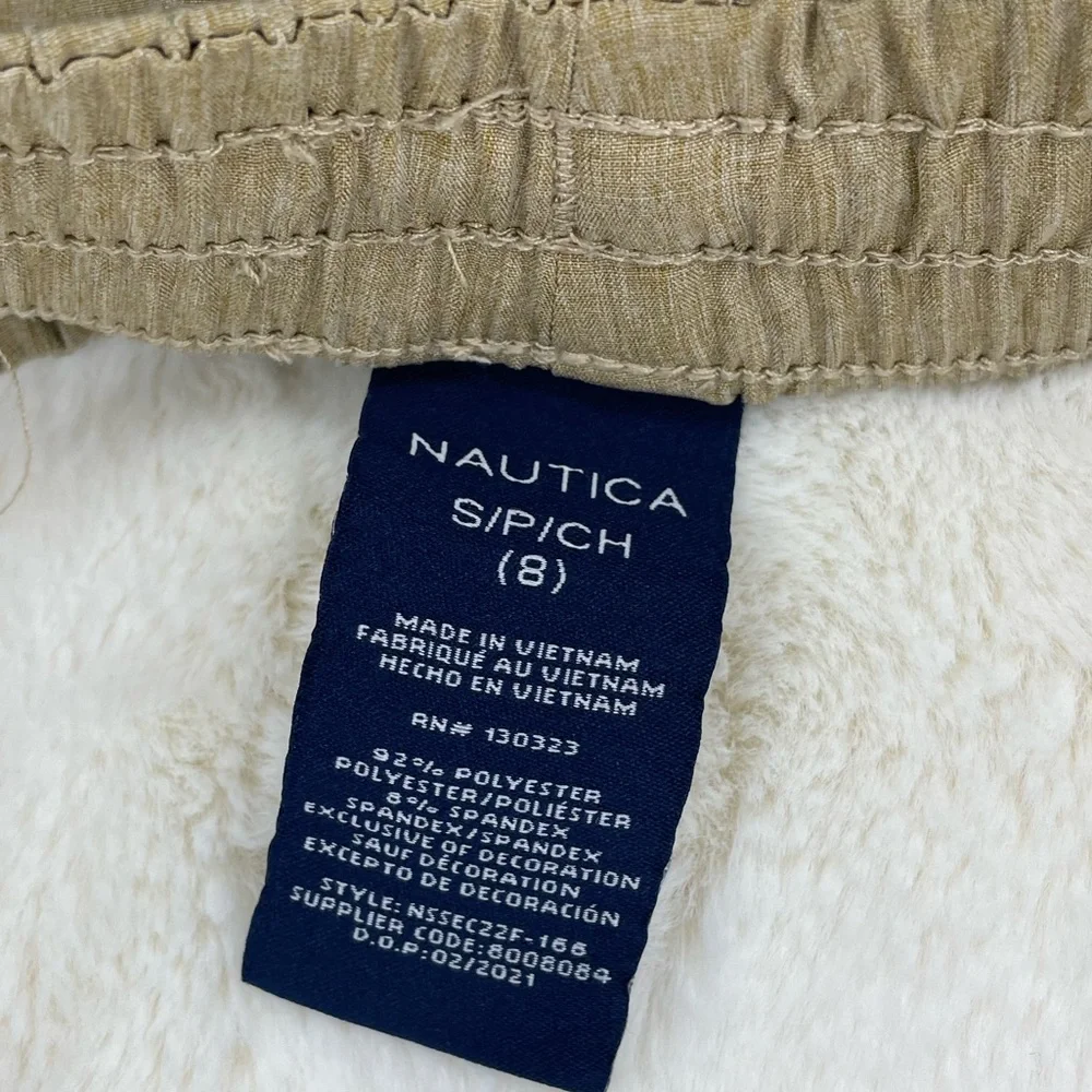 Nautica pull-on 3 pocket shorts size boys small (8)